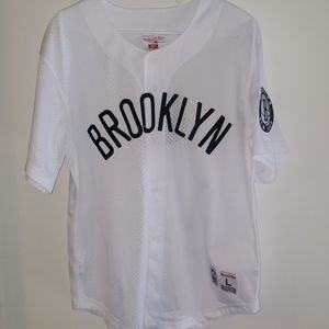 NBA mesh button front jersey